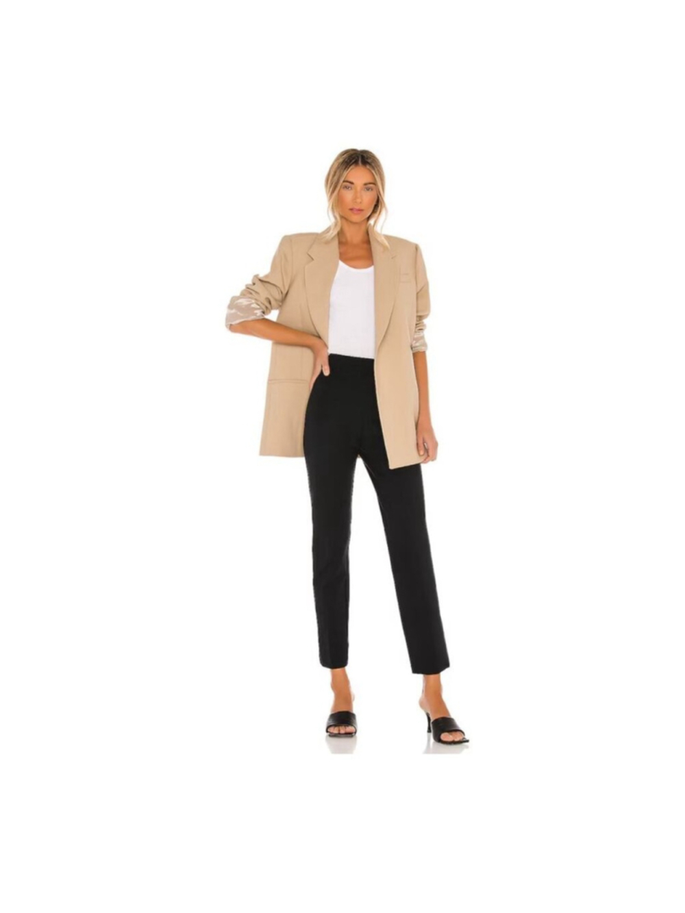 Spanx Women's Perfect Fit Ponte Slim Straight Pants Black M